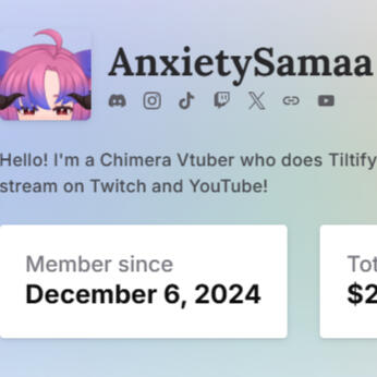 AnxietySamaa on Tiltify