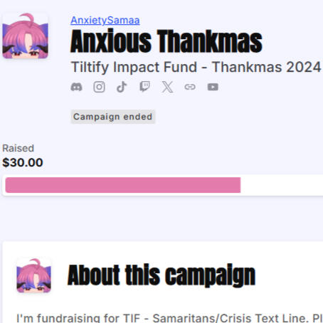Anxious Thankmas 2024